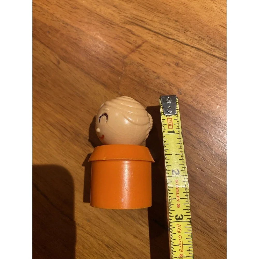 Tuppertoys Orange Mom Woman Vintage Tupperware People Figure Toy